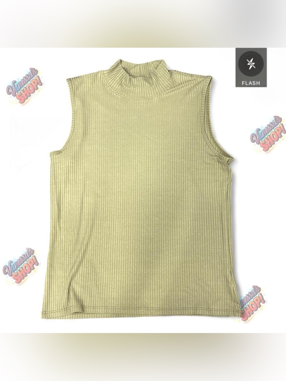 Rachel Zoe Rib Mock Neck Tank Top!